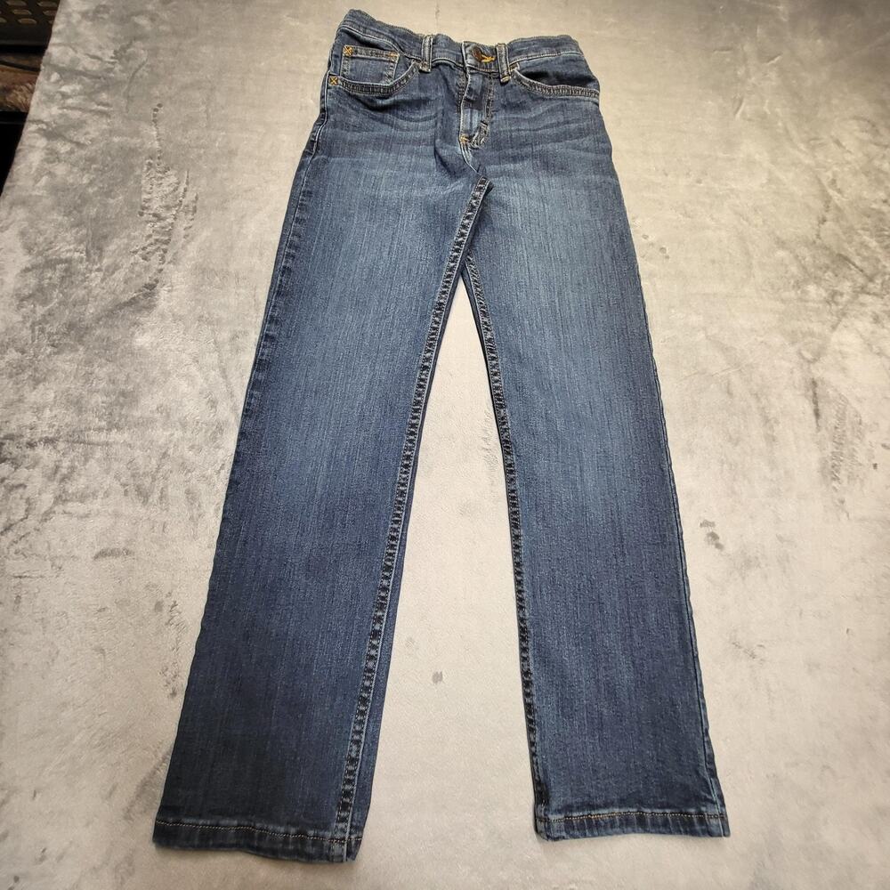 Wrangler Jeans Boys 12 Slim Blue Classic Straight Denim Stretch 5-Pocket Youth‎